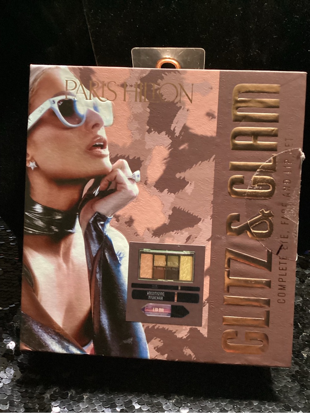 NWT Paris Hilton Glitz & Glam Eyeshadow Palette - Bronze, Gold, Brown
